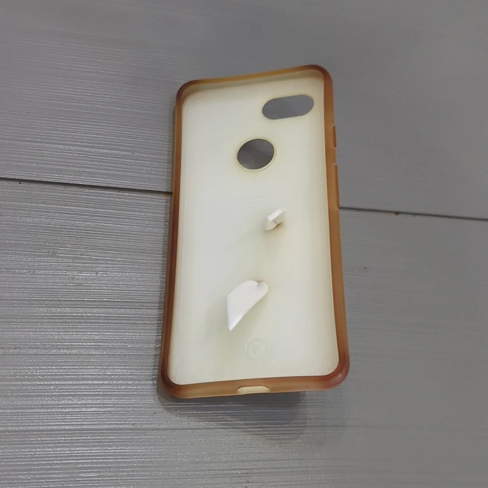 Loopy Google Pixel 3 White/Grey Marble Print Case